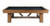 Playcraft Willow Bend Slate Pool Table, showcasing a classic wooden design with a black playing surface and a dining top option, accompanied by a free play kit.
