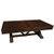 Playcraft Brazos River 8' Slate Pool Table, weathered black finish with sturdy wooden legs and a sleek surface for recreational billiards.