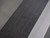 Plank & Hide Co Beaumont Pool Table by Plank & Hide, close-up of the distressed black finish on the table's surface showing textured wood grain.
