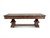 Plank & Hide Co Beaumont Pool Table by Plank & Hide, distressed brown finish, featuring a sturdy wooden construction with a classic design and free installation.