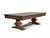 Plank & Hide Co Beaumont Pool Table, distressed brown finish, with a sturdy wooden frame and double pedestal base, designed for a stylish game room with free installation included.