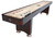 Playcraft Georgetown Espresso Shuffleboard Table, a classic wooden shuffleboard table with a polished, espresso finish and a natural wood playing surface.