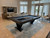 Doc & Holliday Savant 8' Slate Pool Table in Brown Sugar Finish with Pool Cues and Accessories.