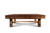 Doc & Holliday Churchill Slate Pool Table with Dining Top Option, wooden pool table with a rustic finish and sturdy legs, designed for both gaming and dining use.