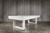 Doc & Holliday Santorini Pool Table, modern white dining top pool table with sleek design and contemporary finishes.