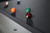 Doc & Holliday Churchill Pool Table | Made in USA, close-up of pool balls on a black felt surface.