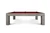 Doc & Holliday The Natural Slate Pool Table, a premium pool table with a sturdy wood frame and a vibrant red felt playing surface, made in the USA.