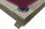 Playcraft Brazos River Pool & Shuffleboard Combo – Weathered Grey, close-up of the corner of the pool table with a wooden frame and a metal corner protection.
