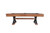Playcraft Santa Fe Pool Table & Shuffleboard Combo from Playcraft, a wooden gaming table with a black frame and adjustable height for versatile indoor entertainment.