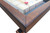 Playcraft Santa Fe Pool Table & Shuffleboard Combo, close-up view of the wooden corner with a portion of the shuffleboard surface visible.