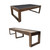 Plank & Hide Co Lana Pool Table & Shuffleboard Combo, wooden game table with a sleek finish designed for both pool and shuffleboard gameplay.