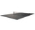 Plank & Hide Co Lana Pool Table & Shuffleboard Combo, black multi-functional game table with net for shuffleboard and smooth surface for pool, ideal for entertainment and recreation.