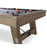 Plank & Hide Co Plank & Hide Isaac Slate Pool Table, sturdy wooden pool table with a slate playing surface and balls arranged for a game