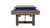 Plank & Hide Co Plank & Hide Isaac Slate Pool Table, wooden pool table with a blue felt surface and free installation offer.
