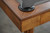 Doc & Holliday Scholar Slate Pool Table, close-up view of the corner with wooden frame and black corner cushion.