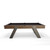Plank & Hide Co Modesto Pool Table by Plank & Hide, Whiskey Finish, showcasing a modern pool table design with a whiskey-colored wood finish and metal legs for a stylish look.