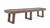 Doc & Holliday Bowie Shuffleboard Table, wooden shuffleboard game table with a sleek finish and sturdy legs, ideal for recreational and competitive play.