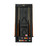 American Heritage Billiards American Heritage Alta 6-Cue Wall Mounted Cue Rack in Black Ash, with cues, billiard balls, and accessories displayed on a black wall-mounted rack.