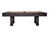 American Heritage Billiards Farmhouse Slate Pool Table in Cappuccino Finish, a wooden pool table with dark finish and sturdy legs, designed for recreational gaming.