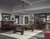American Heritage Billiards American Heritage Savannah Pool Table – Sable Finish, in a stylish game room setting with wooden decor and cozy ambiance.