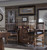 American Heritage Billiards American Heritage Savannah Pool Table – Sable Finish | Sawyer Twain, wooden pool table in a cozy game room with wooden wall decor and framed artwork.