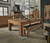American Heritage Billiards Alta Slate Pool Table by American Heritage with brushed walnut finish in a modern living space.