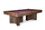 Doc & Holliday Arthur Deco Walnut Pool Table, a stylish classic wooden billiards table with a rich walnut finish and a red felt playing surface.