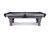 Doc & Holliday Classic Slate Pool Table, gray finish with sturdy wooden legs and black accents, suitable for game rooms and entertainment spaces.
