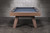 Doc & Holliday George Slate Pool Table by Doc & Holliday, featuring a sleek design with a grey walnut finish and a slate playing surface.