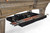 Brunswick Billiards Brunswick Billiard Table Storage Drawer, wooden billiard table with hidden storage drawer holding pool cues and accessories.