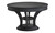 Brunswick Billiards Brunswick Centennial Game Table Set | Dining Table, a dark wooden round dining table with a pedestal base.