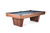 Doc & Holliday Preakness Pool Table in Gray Walnut, a sleek billiards table with a gray felt surface and a sturdy wooden frame in Gray Walnut finish.