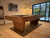 Doc & Holliday Preakness Pool Table in Gray Walnut, modern pool table with sleek design and wood finish in a contemporary game room.