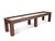 12-foot Paula Parsons Shuffleboard by Doc & Holliday in Grey Walnut finish, angled view showing table design and playfield.