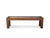 Doc & Holliday Paula Parsons 12' Shuffleboard Table in Grey Walnut, front view showing the sleek wooden design and playing surface with scoring zones in a modern style.