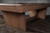 Doc & Holliday Kaci Slate Pool Table in Grey Walnut, close-up of the sleek wooden frame and sturdy legs of the modern pool table.