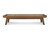 Doc & Holliday George Shuffleboard Table in Gray Walnut, modern rectangular shuffleboard table with sleek wood finish and sturdy angled legs.