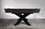 Doc & Holliday Jett Stealth Steel Slate Pool Table – USA Made, modern billiard table with a sleek black finish and sturdy geometric black base, ideal for game rooms and recreational spaces.