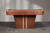 Doc & Holliday Preakness Slate Pool Table in Walnut & Maple, showing a sleek wooden design with walnut and maple accents, placed on a dark concrete floor.