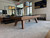 Doc & Holliday George Pool Table & Shuffleboard Combo in Gray Walnut, modern game table with a combination of pool and shuffleboard features in a stylish, contemporary game room.
