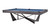 Plank & Hide Co Essex Steel Slate Pool Table, modern pool table with steel slate surface and sleek black and blue design.