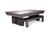 Three-quarter angle of the Vancouver Slate Pool Table by American Heritage Billiards, shown with the dining top in place and finished in Sawyer Twain’s exclusive Gray Marble tone. The image highlights the table’s clean lines, reeded wood legs, and versatile dual-purpose design—crafted for modern spaces where entertaining meets everyday living. Ideal for queries like “gray convertible pool dining table ¾ view,” “modern slate pool table with dining top gray wood finish,” or “3/4 angle luxury dining pool table.” Three-quarter angle of the Vancouver Slate Pool Table by American Heritage Billiards, shown with the dining top in place and finished in Sawyer Twain’s exclusive Gray Marble tone. The image highlights the table’s clean lines, reeded wood legs, and versatile dual-purpose design—crafted for modern spaces where entertaining meets everyday living. Ideal for queries like “gray convertible pool dining table ¾ view,” “modern slate pool table with dining top gray wood finish,” or “3/4 angle luxury dining pool table.”