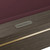 Plank & Hide Co Plank & Hide Dali Slate Pool Table, image showing close-up of the branded metal plate on the wooden frame with a brushed greige finish.