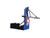 First Team Inc First Team RAMPAGE Portable Adjustable Basketball Hoop, free-standing basketball system with a backboard, hoop, and net designed for versatile outdoor use.