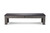 American Heritage Billiards Alta Billiards Storage Dining Bench | Sawyer Twain, wooden bench with cushioned top and storage space underneath.