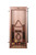 American Heritage Billiards Alta 6-Cue Billiard Wall Rack by American Heritage, multiple finishes, shown in a wooden wall rack with cues, billiard balls, and accessories organized.