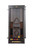 American Heritage Billiards Alta 6-Cue Billiard Wall Rack by American Heritage, featuring multiple finishes, mounted on a wall with billiard accessories and balls stored at the bottom.