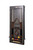 American Heritage Billiards Alta 6-Cue Billiard Wall Rack by American Heritage, multiple finishes, with cue sticks, billiard balls, and accessories stored on the rack.