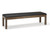 Brunswick Billiards Brunswick Centennial Storage Bench, wooden bench with a black cushioned seat for billiard room or home decor.