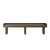 Plank & Hide Co Plank & Hide Deco Shuffleboard Table in Brushed Greige, a sleek rectangular game table with wooden finish and sturdy cylindrical legs.